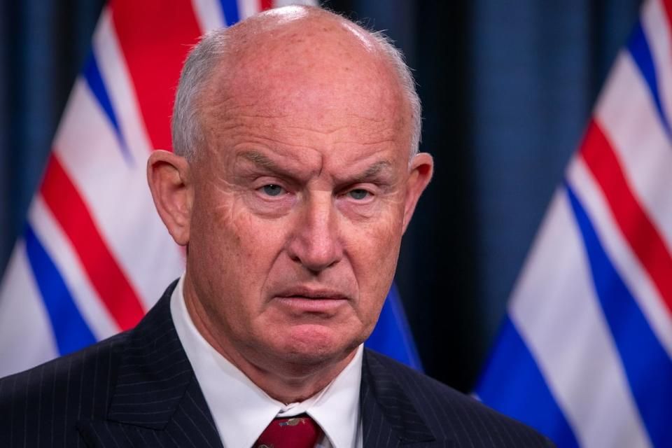B.C. Public Safety Minister and Solicitor General Mike Farnworth said he was 'angry' to learn that police misconduct resulted in the staying of charges in a major drug prosecution. (Mike McArthur/CBC - image credit)