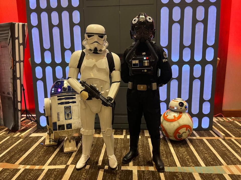 The fourth Atlantic Entertainment Expo took place in Charlottetown over the weekend and saw thousands of attendees, many adorned in elaborate costumes. (Julien Lechacheur/CBC - image credit)