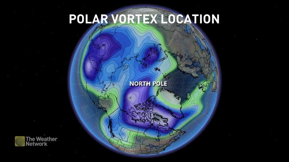 March 2024 Polar Vortex Location