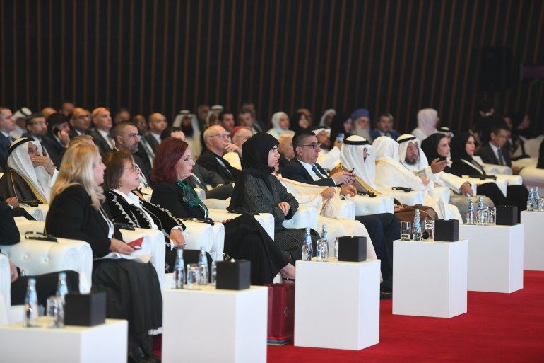 1- المشاركون فى المؤتمر أكدوا ارتباط تماسك الأسرة بالقيم الدينية ( الجزيرة)