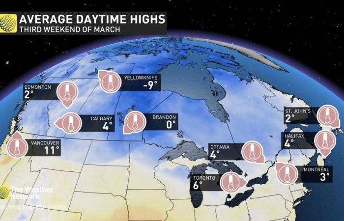 Rare widespread chill to hit Canada, kicking off an active pattern