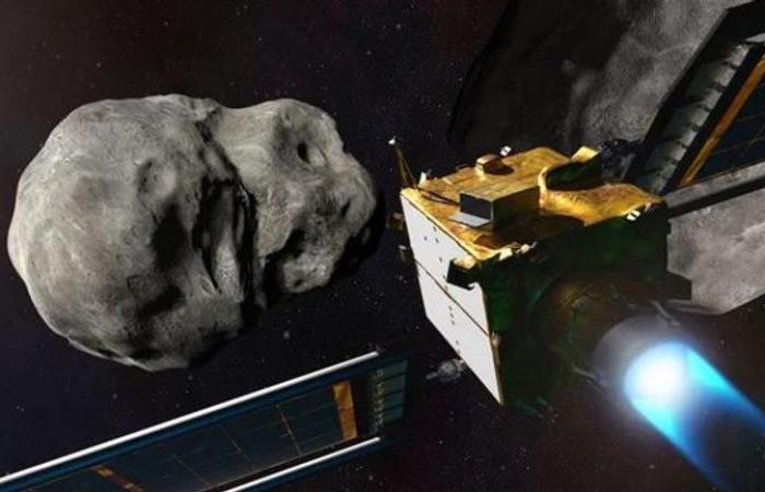 NASA smashes spacecraft into asteroid seven million miles from Earth in 'planetary defence' trial