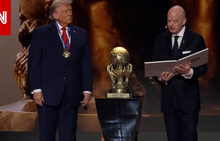 متابعة: شاهد لحظة فوز ترامب بأول جائزة سلام على الإطلاق من الفيفا