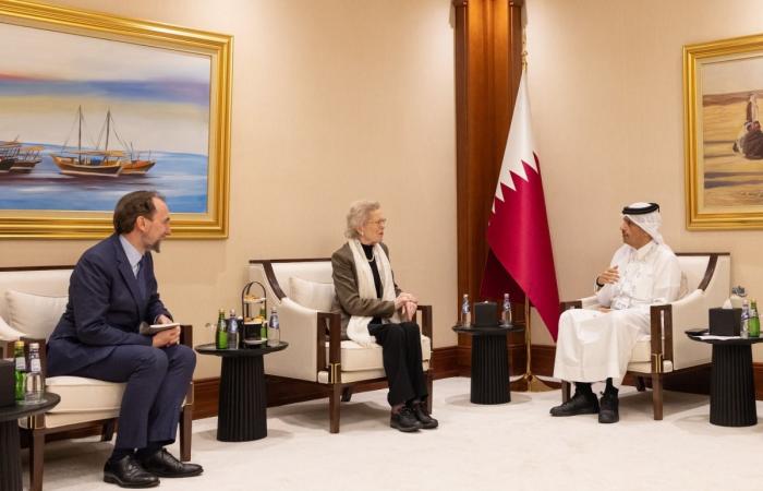 رئيس مجلس الوزراء وزير الخارجية يستقبل وفدا من مؤسسة الحكماء