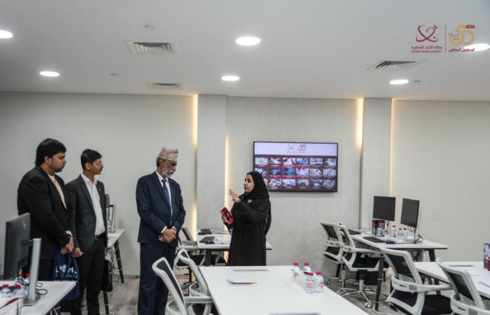 وفد من وكالة الأنباء الوطنية النيبالية يزور وكالة الأنباء القطرية