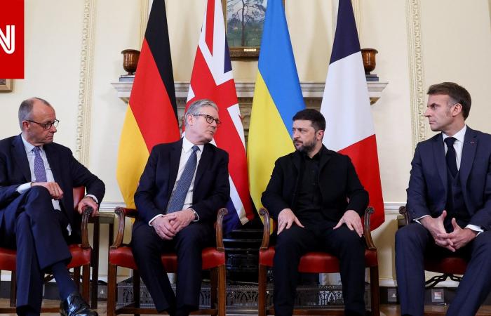 متابعة: زيلينسكي يلتقي قادة أوروبيين قبيل تقديم مقترح لواشنطن لإنهاء حرب أوكرانيا