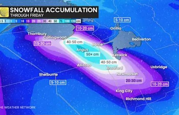 15-50+
      cm:
      Ontario
      snowbelt
      regions
      in
      for
      another
      wintry
      blast
      from
      lake-effect