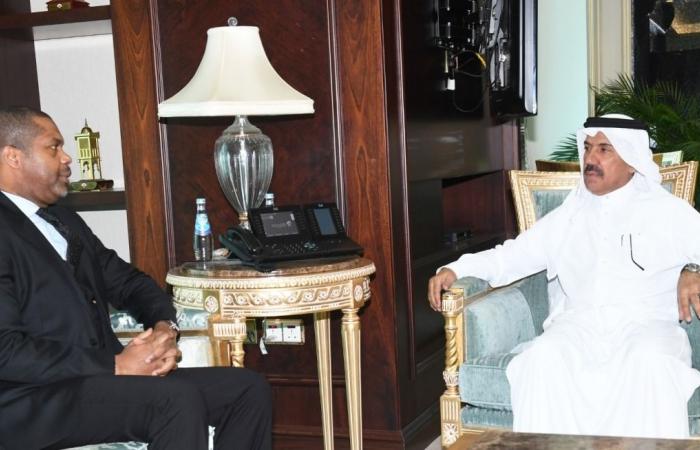  الأمين العام لوزارة الخارجية يجتمع مع سفير هايتي
