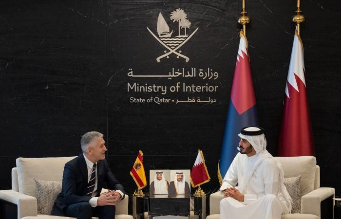 وزير الداخلية يلتقي نظيره الإسباني ويوقعان خطة عمل مشتركة لتبادل المعلومات ومكافحة الإرهاب والجريمة