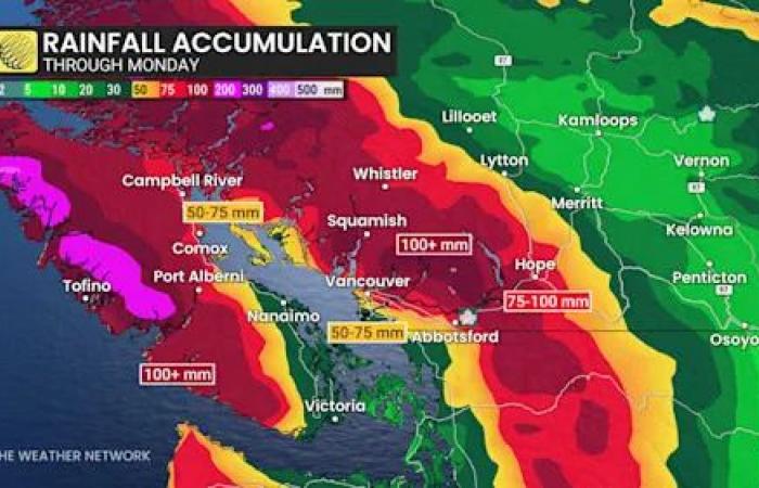 B.C.’s
      next
      atmospheric
      river
      will
      see
      dangerous
      rains,
      high
      winds
