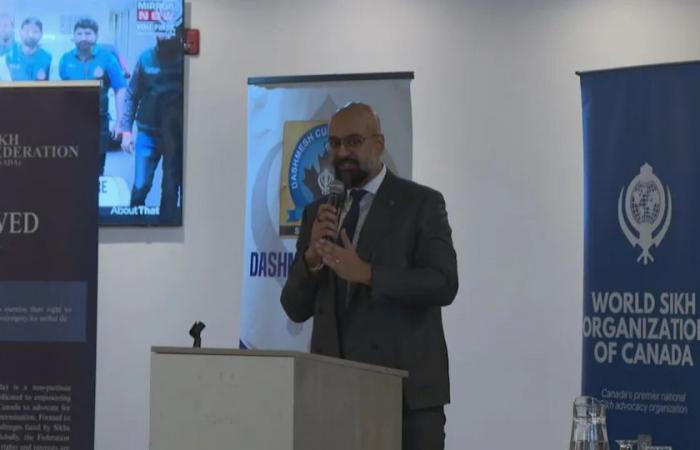 Calgary
      town
      hall
      addresses
      extortion,
      crime
      targeting
      Sikh
      community