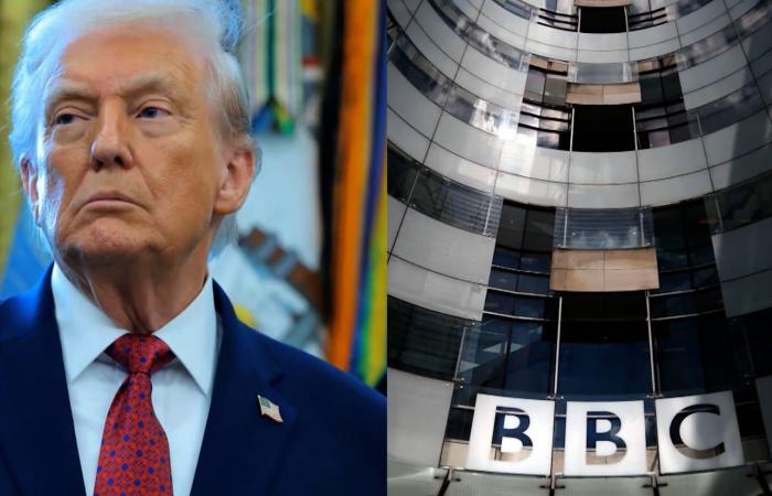 ترامب يقاضي BBC لتعويضه بمليارات الدولارات بدعوى "التشهير"