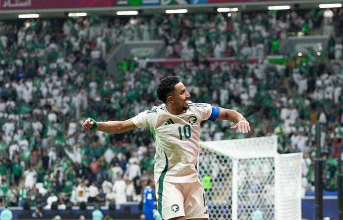 الدوسري أكثر لاعبي الأخضر مساهمة بالأهداف