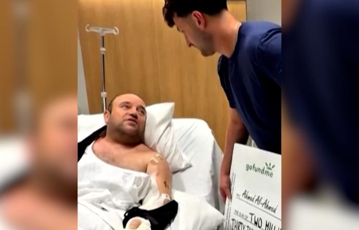 شاهد.. أحمد الأحمد "بطل بوندي" يُكافأ بأكثر من 1.5 مليون دولار