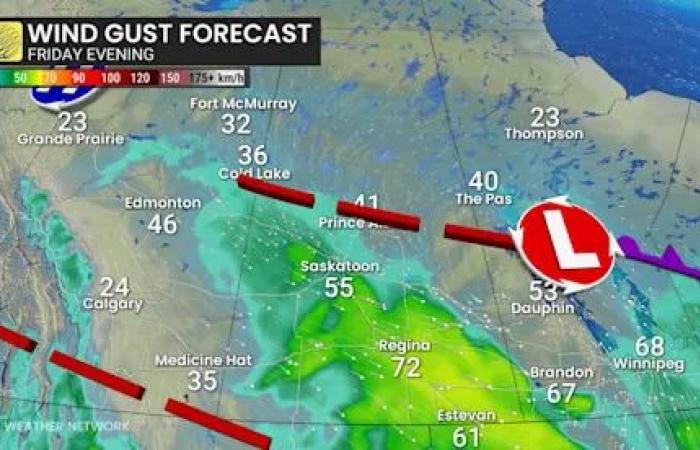 Next
      storm
      brings
      additional
      snow
      and
      travel
      headaches
      to
      the
      Prairies