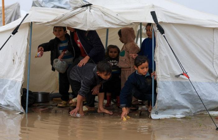 أطباء بلا حدود : أطفال غزة يموتون من البرد القارس