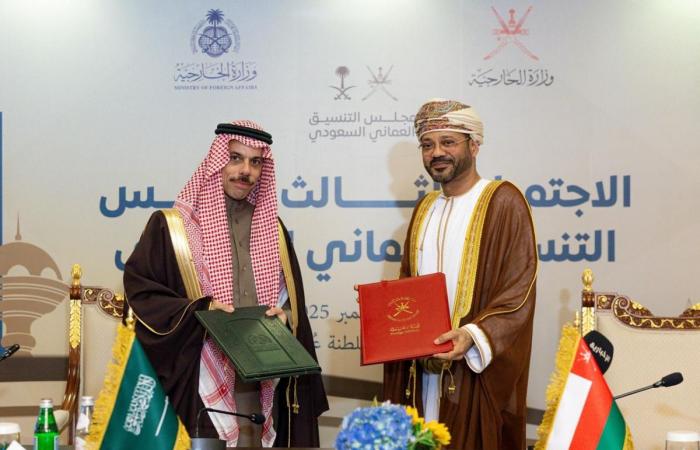 وزيرا الخارجية العماني والسعودي يبحثان المستجدات الإقليمية والدولية
