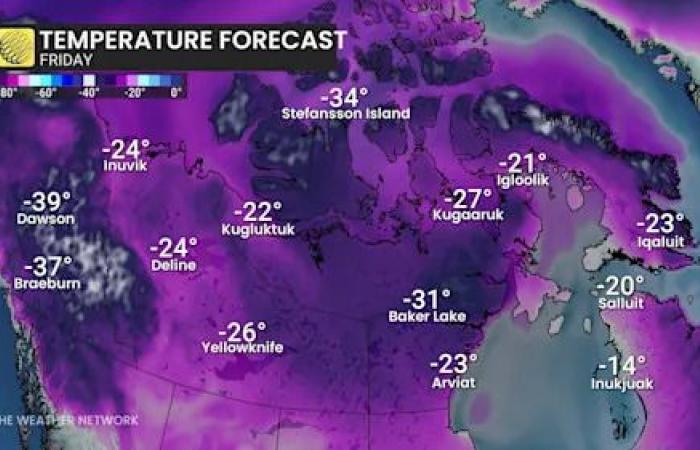 -55.4°C:
      Canada
      feels
      its
      coldest
      temperature
      in
      26
      years!