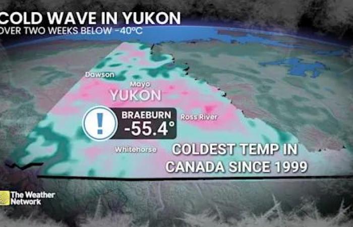 -55.4°C:
      Canada
      feels
      its
      coldest
      temperature
      in
      26
      years!
