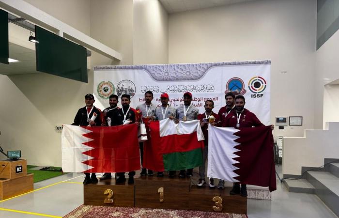 ميدالية ذهبية وبرونزيتان لدولة قطر في خامس أيام البطولة العربية للمسدس والبندقية