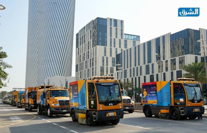 البلدية تنظم مسير النظافة العامة لإبراز جهود عمال النظافة