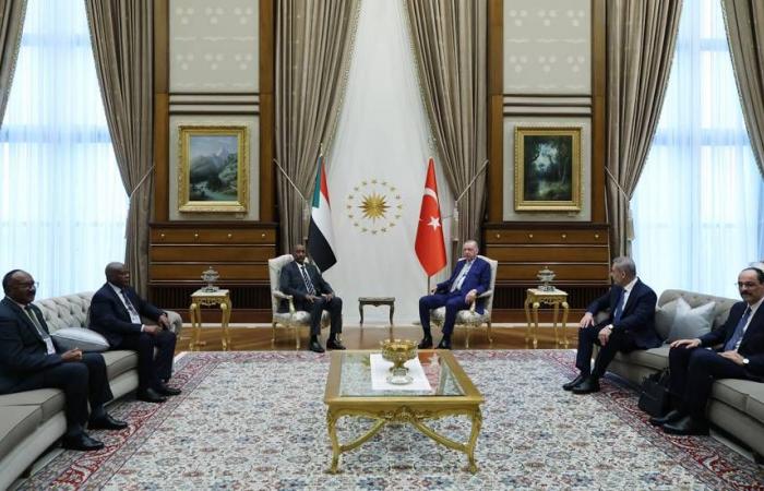 إردوغان
      بحث
      مع
      البرهان
      التطورات
      بالسودان
      في
      ظل
      تصعيد
      «الدعم
      السريع»