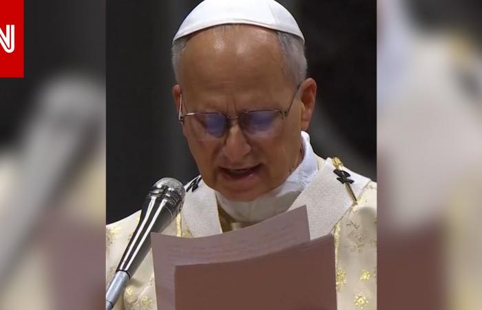 متابعة: شاهد.. البابا لاوُن يدعو للسلام في أول عيد ميلاد له كبابا في الفاتيكان