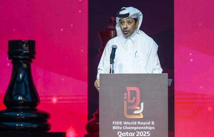 انطلاق كأس العالم للشطرنج السريع والخاطف قطر 2025 بمشاركة 647 لاعباً ولاعبة