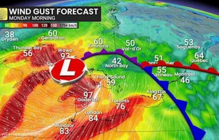 Rapidly
      strengthening
      winter
      storm
      takes
      aim
      at
      Ontario
      to
      end
      2025