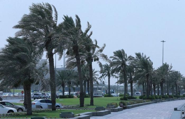 الأرصاد الجوية تحذر من رياح قوية على الساحل وفي عرض البحر