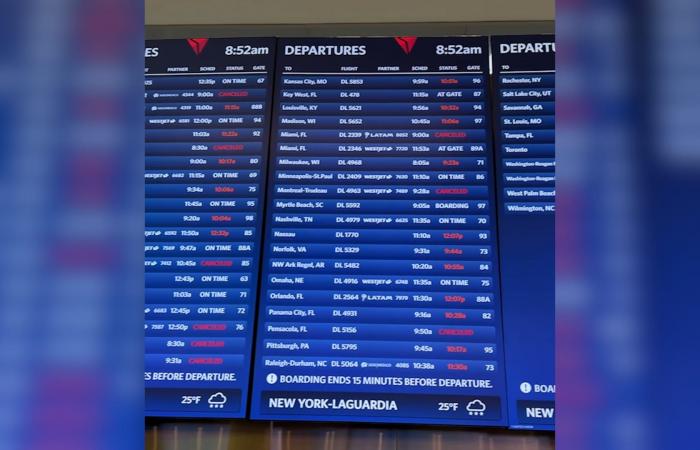 مع اقتراب أكثر أيام السفر ازدحامًا.. آلاف حالات التأخير والإلغاء للرحلات الجوية في مطارات نيويورك