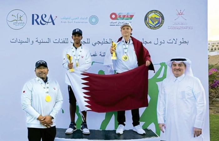 عنابي الجولف يحصد ذهبيتي الخليجية للفردي والفرق