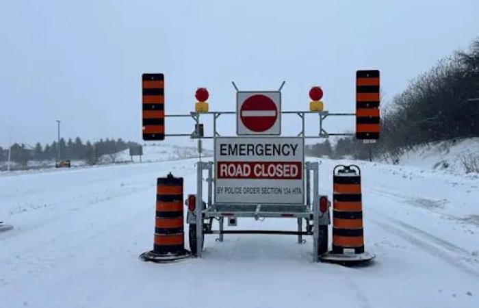Treacherous
      road
      conditions
      as
      storm
      hammers
      southern
      Ontario