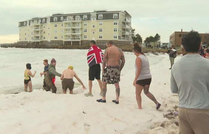 'Why
      not
      jump
      into
      icy
      cold
      water?':
      Polar
      dippers
      kick
      off
      new
      year
      in
      Charlottetown