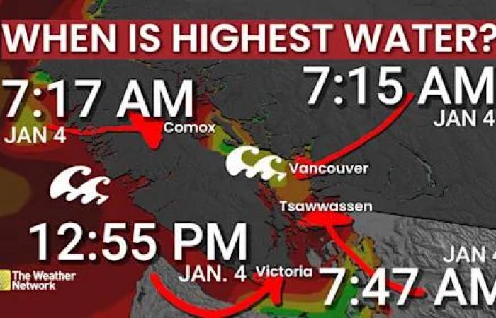B.C.
      coast
      braces
      for
      king
      tides
      as
      stormy
      weekend
      looms