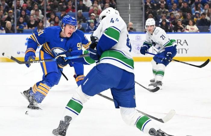 Canucks
      Player
      Grades:
      Late
      flurry
      in
      hurry
      not
      enough
      in
      5-3
      loss
      to
      Sabres