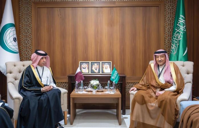 وزير الدولة للشؤون الخارجية يجتمع مع نائب وزير الخارجية السعودي