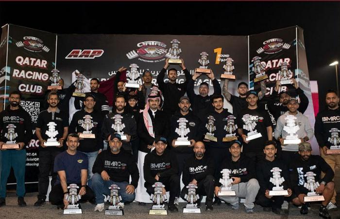 تتويج الفائزين في أولى جولات البطولة العربية للدراج ريس