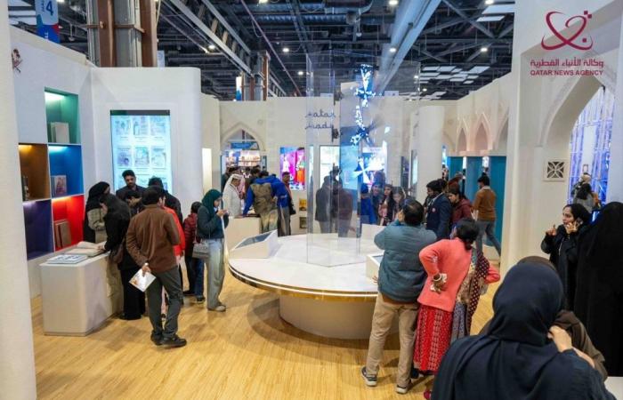 إقبال واسع على جناح قطر في معرض نيودلهي الدولي للكتاب