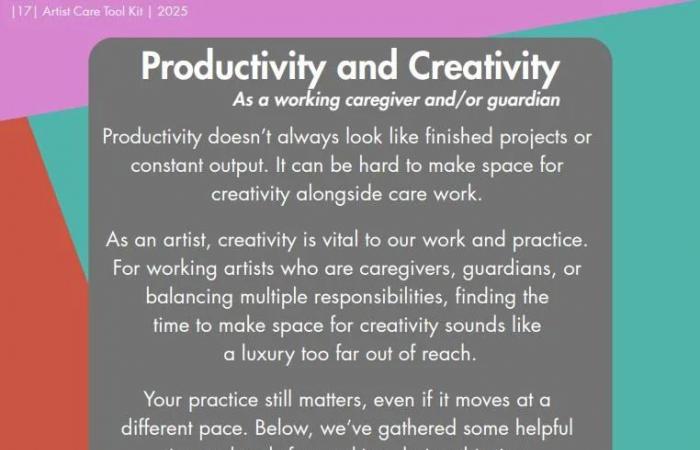 Arts
      organization's
      new
      policy
      recognizes
      the
      'unseen
      labour'
      of
      caregivers
      in
      creative
      field