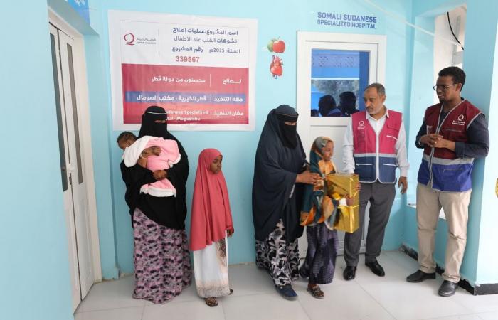 قطر الخيرية تجري عمليات جراحية لإنقاذ 37 طفلاً في الصومال