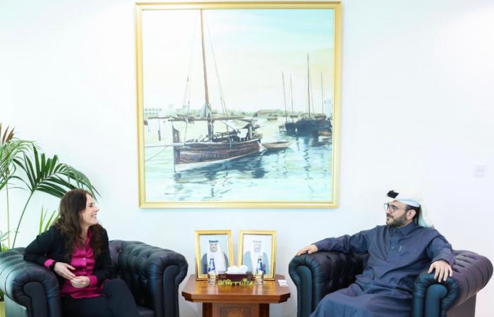 د. ماجد الأنصاري يجتمع مع المبعوثة الخاصة لمملكة النرويج إلى اليمن