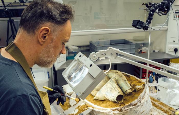 اكتشاف بوق حرب "استثنائي" من العصر الحديدي في إنجلترا