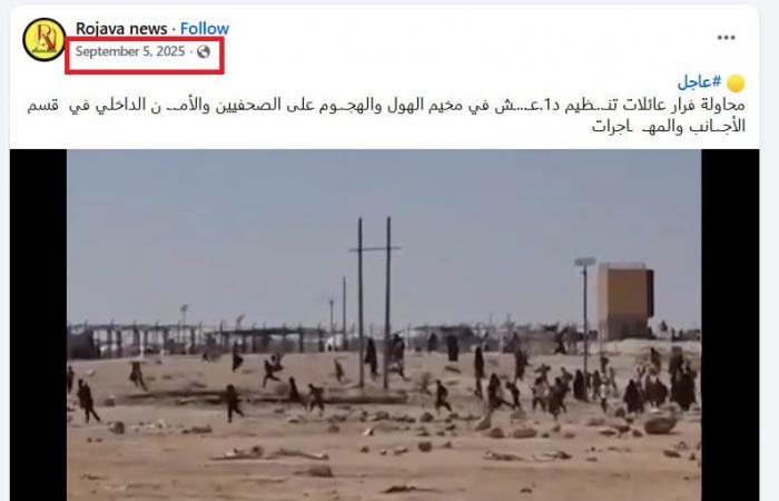 "هروب عائلات داعش من مخيم الهول".. ما حقيقة الفيديو المتداول؟