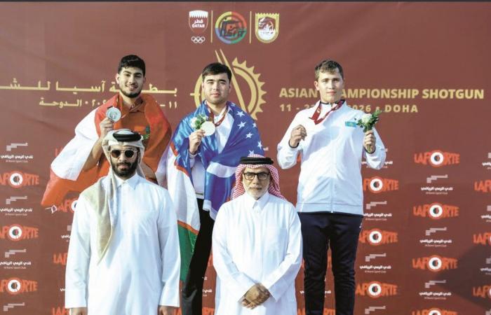 ضمن فعاليات بطولة آسيا للشوزن.. كازاخستان وأوزبكستان تقتسمان ذهب التراب للشباب