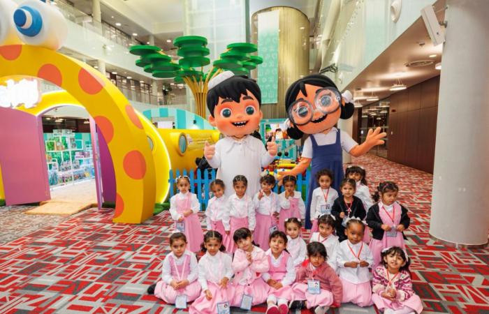 التعليم تنظم فعالية خاصة لأطفال روضة (1) بالتعاون مع المسلسل التلفزيوني "سراج"