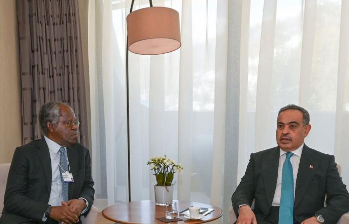 وزير المالية يجتمع مع عدد من قيادات المؤسسات المصرفية والشركات العالمية