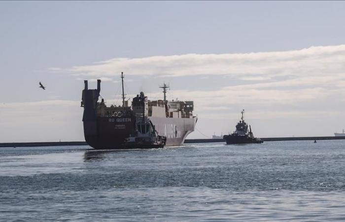 سفينة المساعدات الإنسانية المقدمة من قطر وتركيا تصل ميناء بورتسودان