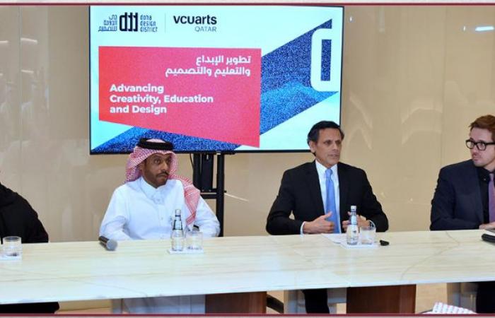 تعاون بين حي الدوحة للتصميم وجامعة فرجينيا كومنولث كلية فنون التصميم في قطر لرعاية المواهب الإبداعية