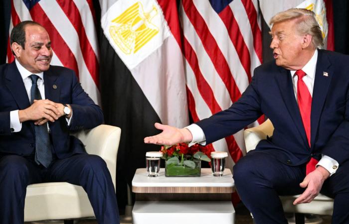 مصر.. شاهد حوار السيسي وترامب حول سد النهضة والسودان وغزة على هامش منتدى دافوس